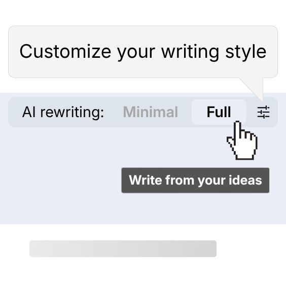 AI Email Writer with custom writing style